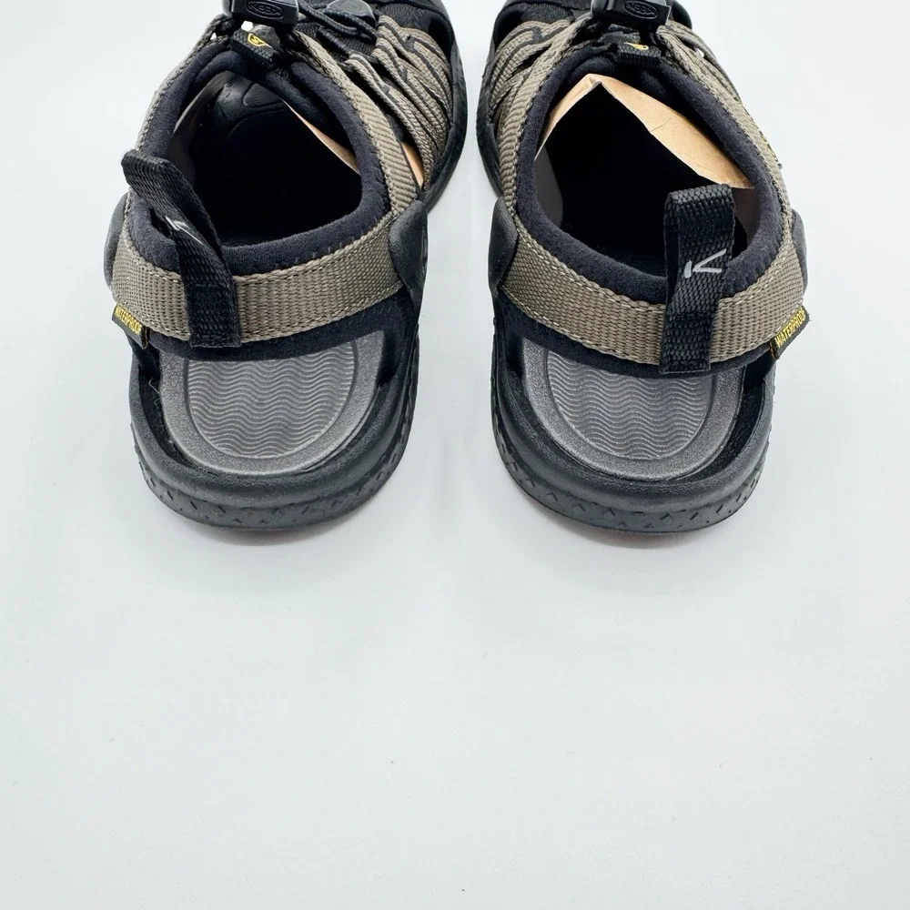 KEEN Drift Creek H2 Men Size 7.5 Olive/Black Water Sandals